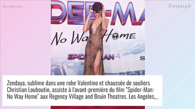 Zendaya sublime en robe décolletée et fendue, au bras de son chéri Tom Holland