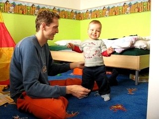 Oliver dělá první kroky