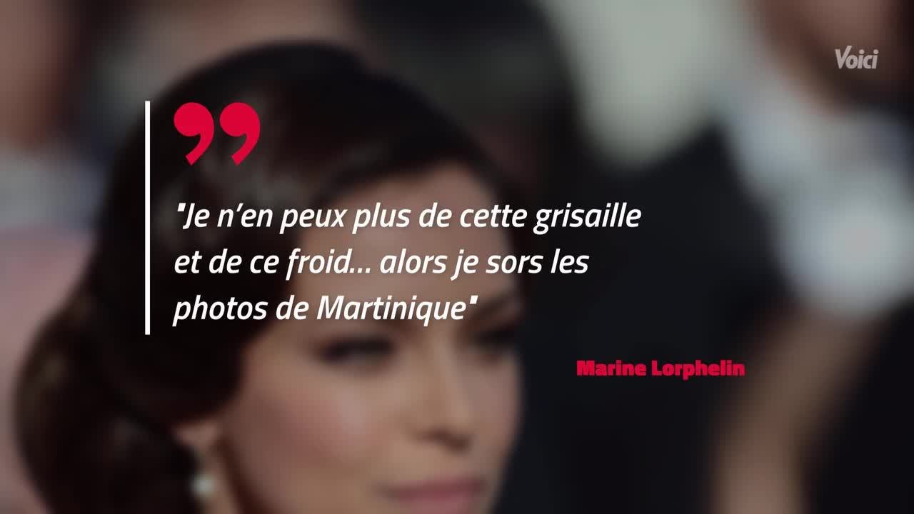 VOICI - PHOTO Marine Lorphelin : en manque de soleil, elle claque le bikini sexy