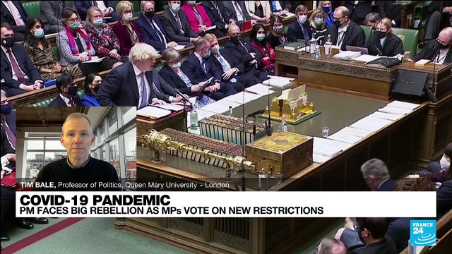 UK's Johnson faces angry MPs at vote on coronavirus curbs