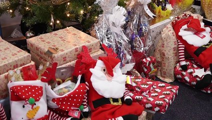 Staff at Fuel Card Services have collected Christmas gifts for Burnley's young carers