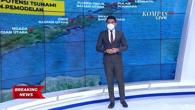 Gempa Berkekuatan 7,4 Magnitudo Mengguncang Pulau Flores, Inilah Visual Asal Titik Lokasi Gempa NTT