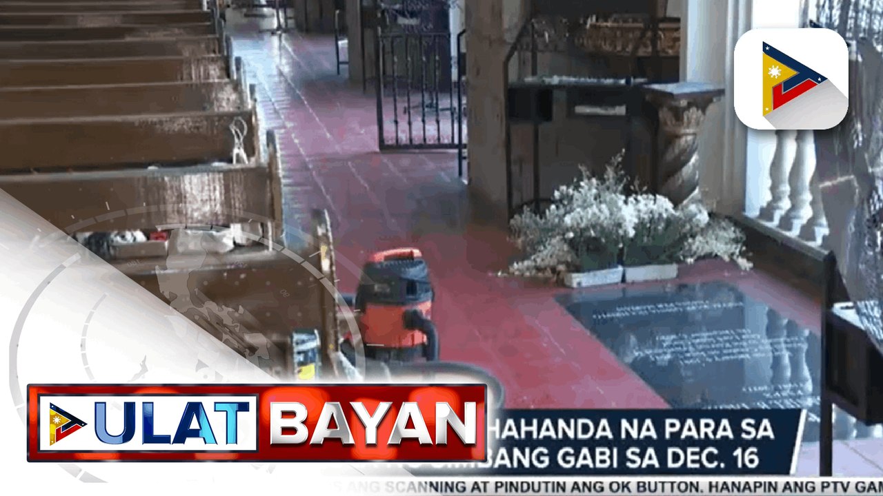 Ilang simbahan, naghahanda na para sa pagsisimula ng simbang gabi sa Dec. 16; Police visibility, palalakasin sa mga pampublikong lugar upang maiwasan ang krimen