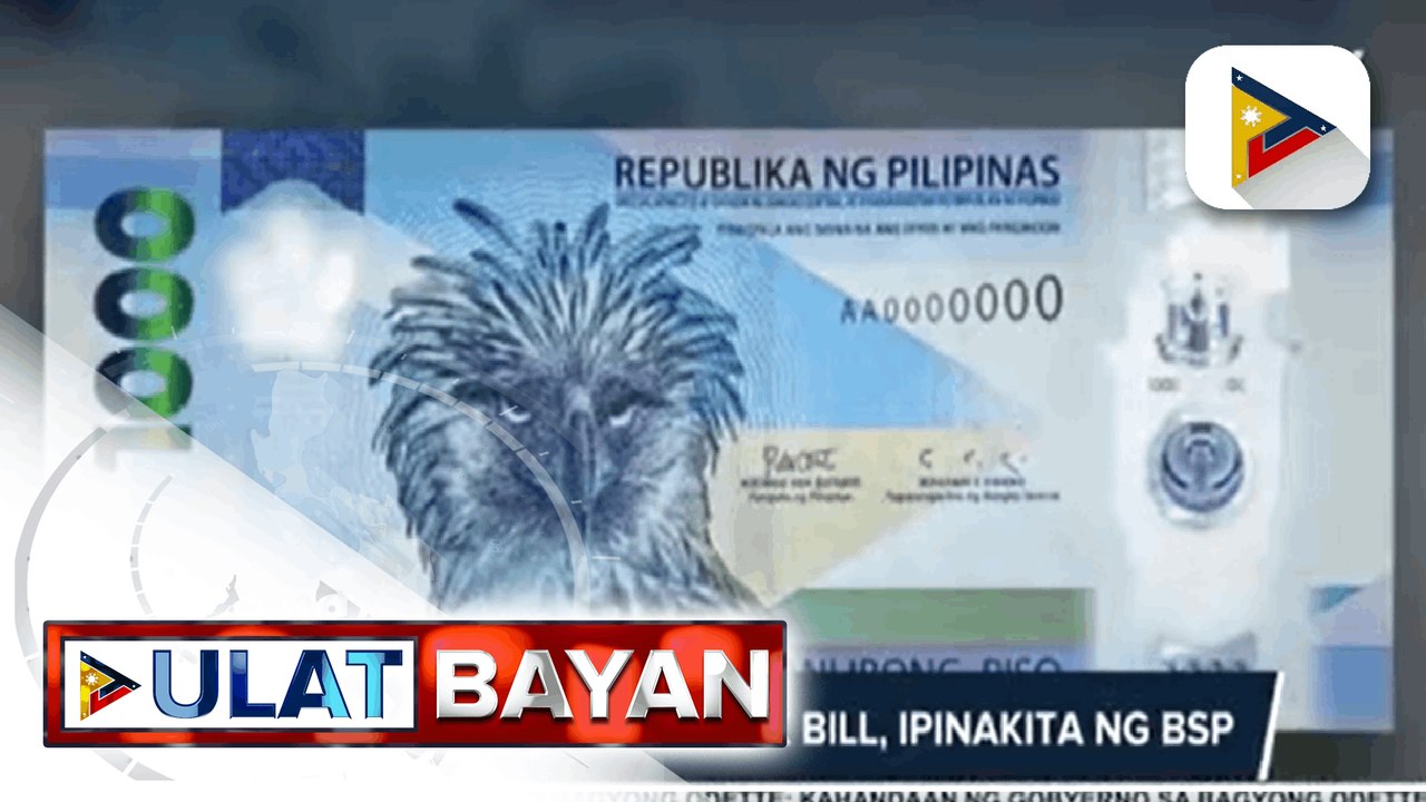Ilang mambabatas, hindi pabor sa pagpapalit ng disenyo ng P1K bill; BSP, nilinaw naman na hindi aalisin sa sirkulasyon ang kasalukuyang disenyo ng P1K Bill