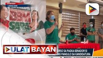 Mayor Sara Duterte, inendorso sa pagka-senador si Pres. Duterte bago umatras ang Pangulo sa kandidatura - VP Robredo, hiniling sa COMELEC na palawigin ang absentee voting - Sen. Lacson, suportado ang panuntunan ng COMELEC kaugnay sa online campaign - Sen.