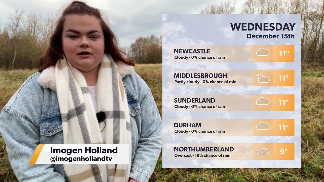 Watch: Your latest North East weather forecast...