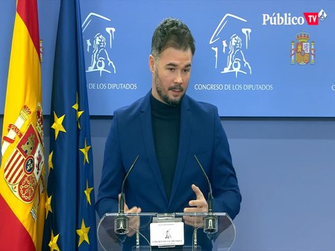 La propuesta de Rufián para el rey emérito: Podría vivir en un piso de 60 metros cuadrados, en un barrio obrero y cobrar la pensión mínima