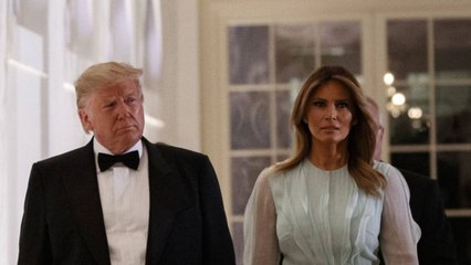 VOICI Donald Trump : son gros coup de sang face à un journaliste français qui regardait trop Melania