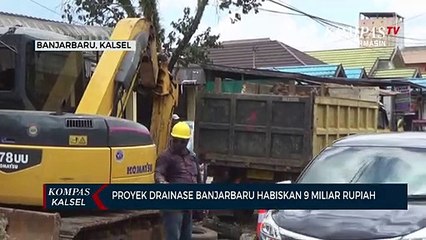 Proyek Drainase di Banjarbaru Habiskan Rp. 9 Miliar, Harapkan Dampak Terendam Air Berkurang
