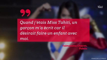 VOICI - Vaimalama Chaves, Miss France 2019 : la lettre très gênante que lui a envoyé un admirateur