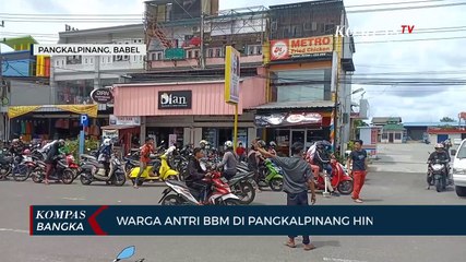 Warga di Pangkalpinang Antri Bbm Hingga Empat Jam