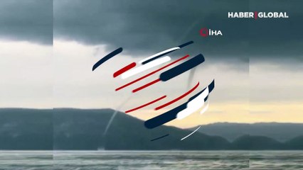 Antalya'da denizde çıkan hortumlar paniğe neden oldu