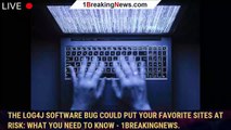 The Log4j software bug could put your favorite sites at risk: What you need to know - 1BREAKINGNEWS.