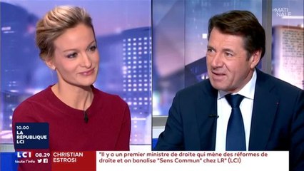 VOICI - Christian Estrosi parle femme et bébé dans la matinale de LCI