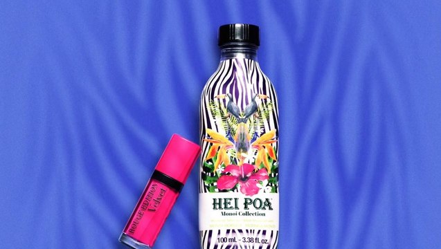 VOICI Nos beauty crushs : le monoï de Tahiti Hei Poa et le rouge à lèvres Velvet Bourjois