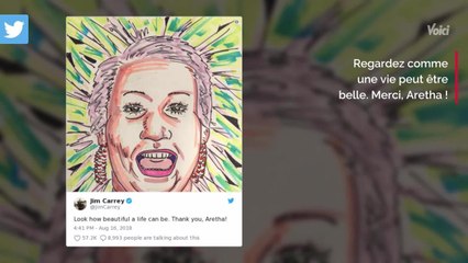 Jim Carrey : son hommage à Aretha Franklin qui ne passe pas du tout