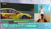 O CARA DA STOCK CAR! Gabriel Casagrande comentou com a Renata Fan o seu título inédito da Stock Car. E comparou a sua felicidade com a tristeza da queda do Grêmio para a Série B. #JogoAberto