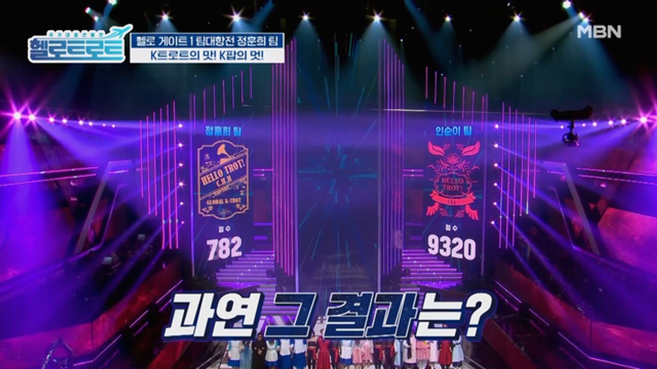 K-POP과 정통 트로트의 완벽한 콜라보였다! 과연 정훈희팀은 1등을 차지할 수 있을...