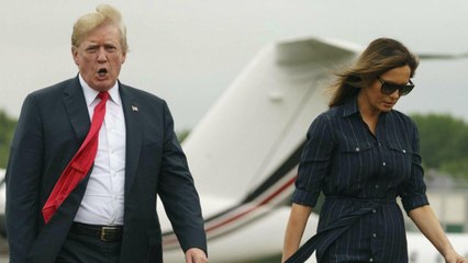 VOICI - Donald Trump : ce qu’il a trouvé dans l’avion de sa femme Melania l’a mis hors de lui