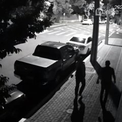 Câmera flagra furto de Hilux no centro de Apucarana; veja