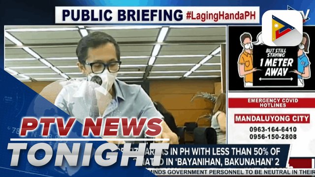 Government to prioritize areas in PH with less than 50% of population vaccinated in 'Bayanihan, Bakunahan' 2