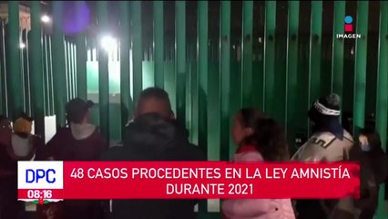 Ley de Amnistía: 48 casos fueron procedentes durante 2021
