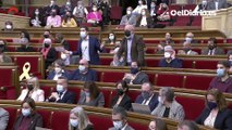 Ciutadans se enfrenta a Borràs por su apoyo a un miembro inhabilitado de la mesa del Parlament