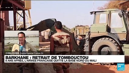 8 ans après son arrivée au Mali, l'armée française se retire de la base de Tombouctou