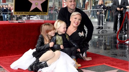Voici - À 7 ans, la fille de Pink a déjà les cheveux violets !