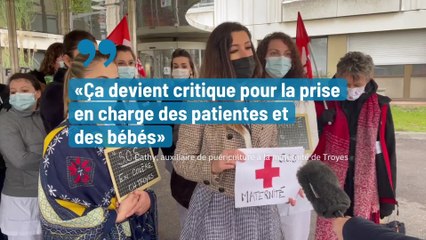 Troyes : une cinquantaine de sages-femmes réclament des moyens supplémentaires