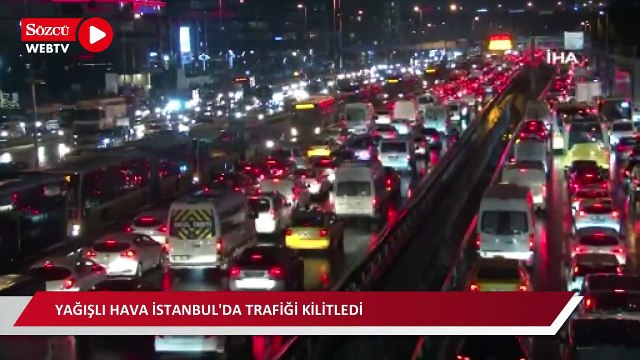 İstanbul’da rekor seviyesinde trafik yoğunluğu, yüzde 89’a ulaştı