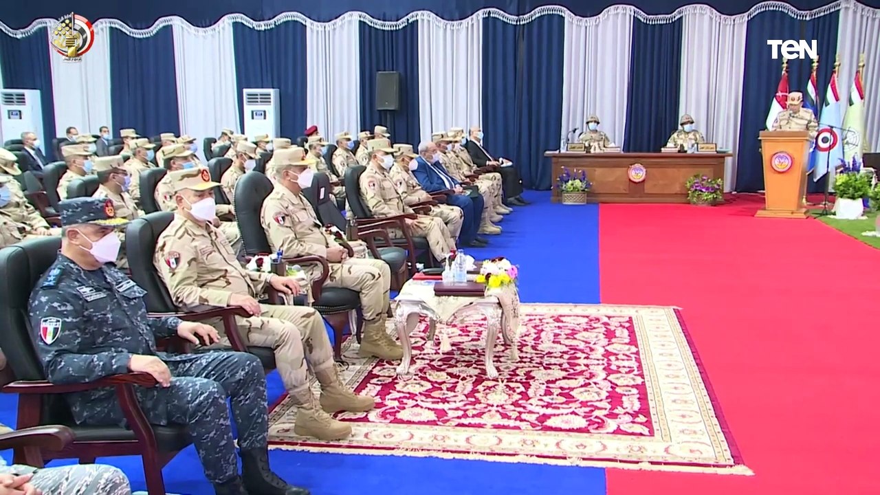 الفريق أول محمد زكى يشهد المرحلة الرئيسية لمشروع مراكز القيادة التعبوي فتح -4 بالمنطقة الشمالية