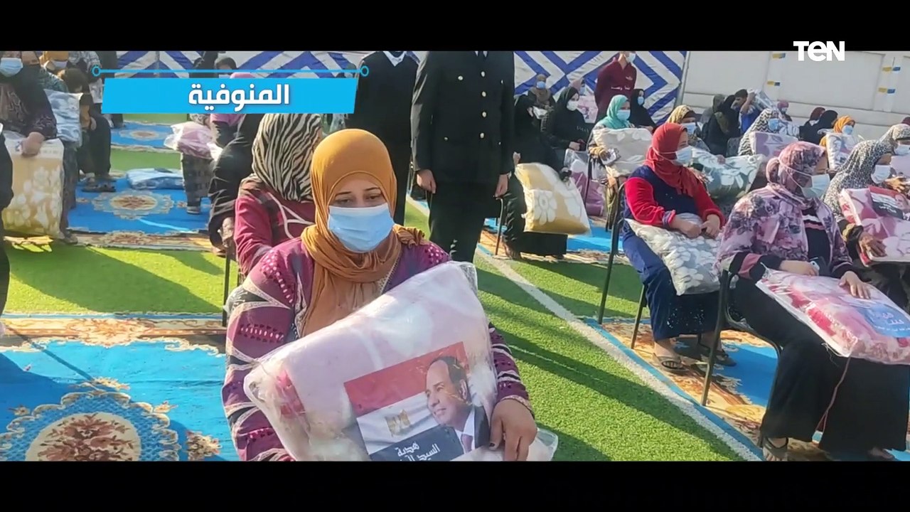 وجهت الوزارة قوافل من المساعدات العينية الى المناطق الأولى بالرعاية بعدد من المحافظات