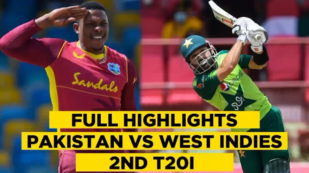 Pakistan vs West Indies 2nd T20I Full Highlights video Dailymotion