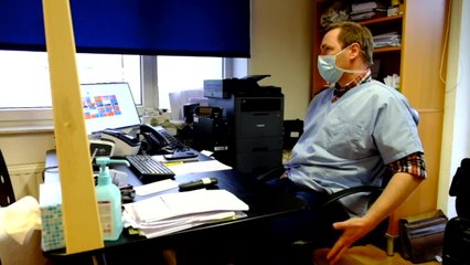 Le docteur Dominique Henrion, prix Blondau 2021 de la ville de Namur