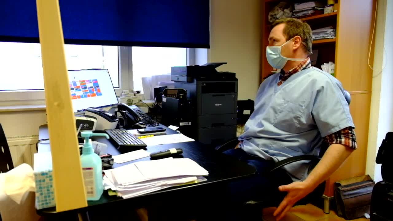 Le docteur Dominique Henrion, prix Blondau 2021 de la ville de Namur