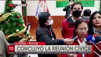 Cese la persecución política y otros cuatro puntos son las conclusiones de la cumbre cívica de Potosí