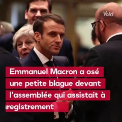 Copy of: VOICI - Emmanuel Macron : comment il a fait rire ses proches en imitant un autre président de la République