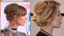 VIDEO COIFFURE : comment réaliser le chignon décoiffé de Taylor Swift en 5 minutes