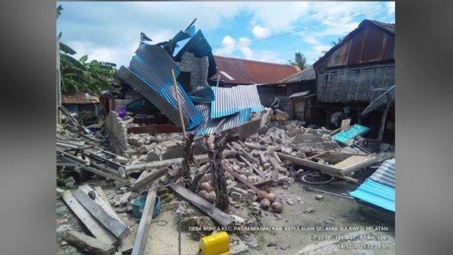 Sejumlah Rumah di Kepulauan Selayar Ambruk Akibat Gempa Magnitudo 7,4 di NTT