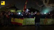 Manifestació de Vox contra la immersió lingüística davant del Parlament 2