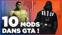 Les mods les plus fun de GTA 5 ! | Hulk, Naruto, Mario, Dark Vador...  Snack Game