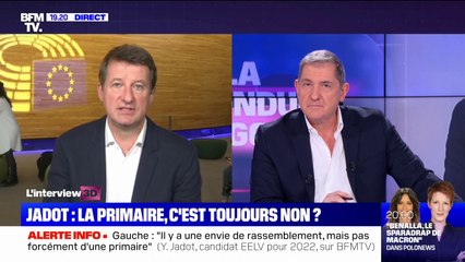 Yannick Jadot: "J'ai su sacrifier ma candidature pour le collectif (….) Aujourd'hui je demande aux autres de prendre leurs responsabilités"