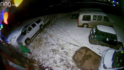 String of Christmas Lights Comes Crashing Down