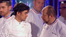 VOICI - Top Chef : Geoffrey Degros sévèrement recadré par Gilles Goujon