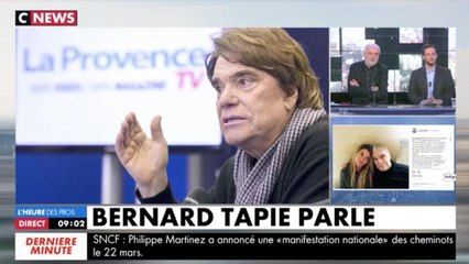 Bernard Tapie sort de son silence et donne des nouvelles de sa santé