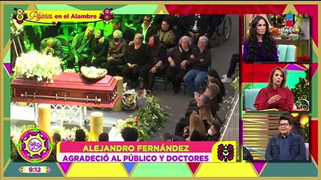 Primeras palabras de Alejandro Fernández y Doña Cuquita tras muerte de Vicente Fernández