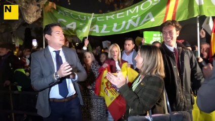 Manifestació de VOX davant del parlament