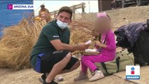 Migrantes buscan cruzar la frontera en Arizona