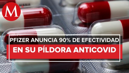 Píldora contra covid de Pfizer reduce 90rie